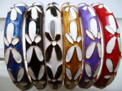 Assorted Small Size Turtle Design Metal Alloy Bangle w/ Hinge
