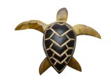 "Hawaii" - 3" Wood Turtle Magnet