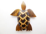 "Maui", 2" Wood Turtle Magnet
