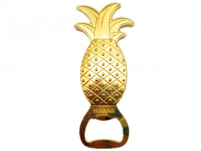 Hawaii Pineapple Bottle Opener & Magnet