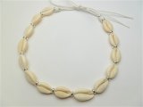 Cowry Shell Necklace Srung w/ Adjustable Cord