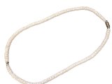 4-5mm litob shell necklace 18" w/ 2 ball center for pendant