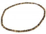 4-5mm Natural Coconut Beads Necklace 18"