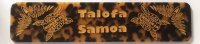 50mm "TALOFA SAMOA" Brown & Black Faux Turtle Shell Bangle Cuffs