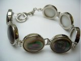 Round Mother of Pearl Shell Bracelet