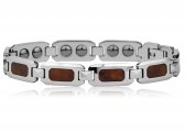 Koa Wood Tungsten Bracelet