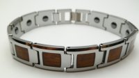 Koa Wood Tungsten Bracelet
