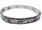 Abalone Tungsten Bracelet