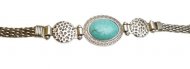 DCI-Oval Shape Turquoise Stone Bracelet
