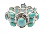DCI-Oval Shape Turquoise Stone Bracelets