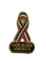 God Bless America Red White & Blue Ribbon Patch