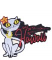 Cat w/ Lei "Hawaii" Patch