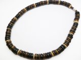 10mm Large Coconut Beads 18" Necklace / Chocker