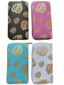 Assorted Gold Monstera Leaves Printed Wallet
