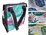 Assorted Color Monstera Leaf Lunch Bag w/ Insulation & Zipper
