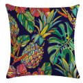 Hawaii Tropical Pineapple Print Cushion Pillow Case 18x18"(45cm)