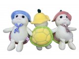 23cm-9" Assorted Turtle Plush Stuffed Toy, 28/Box, MOQ-12