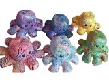 20cm/8" Reservable Assorted Color Octopus Plush,48/Box, MOQ-6
