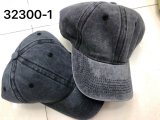 One Size Fit All Adjustable Plain Black Cap