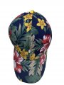 "Hawaii" Floral Print Baseball Cap / Hat, MOQ-6pcs