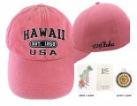 Hawaii 1959-Stay Aloha, Pink Cotton Cap, 6pcs/bag