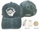 HI Map Shaka-Stay Aloha, Olive / Sage Cotton Cap, 6pcs/bag