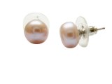 10-11mm Lavender Fresh Water Pearl-Post Earring