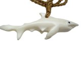 Buffalo Bone Shark w/ Adjustable Hemp Cord