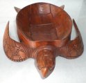 Special Order-10"Carved Wood Sea Turtle Bowl, 20pcs/cs