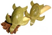 Special Order-2" Double Wood Turtle on Parasite Wood, 40pcs/cs