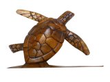 Special Order-8" Wood Turtle On Surfboard, 36pcs/cs