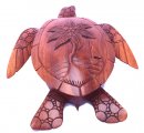 Special Order-12" Wood Turtle w/ Palm Tree Bowl Box, 6pcs/cs