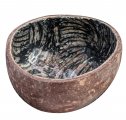 15cm Abalone Shell Inlay Coconut Resin Bowl