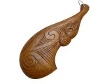 Wood Carved Hawaiian Style War Club Weapon