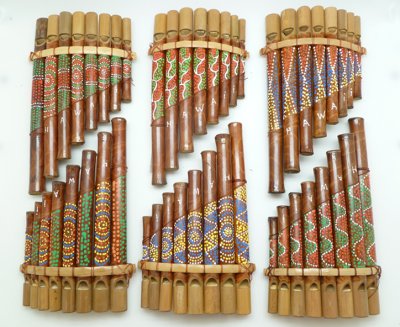 "Hawaii" Assorted Bamboo Pan Flute Hand Painted