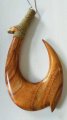 30cm / 12" Plain Wood Carved Hawaii Fish Hook