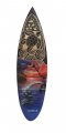 21cm/8" Wood Carved w/ Turtle & Airbrush Hawaii Theme Surfboard