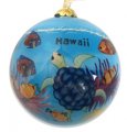 Hand Painted "Hawaii" Sea Life Turtle Dolphin Christmas Ornament