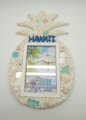 5" Hawaii Natural Sea Shell Resin Pineapple Photo Frame