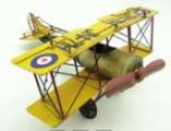 825S-Y, Vintage Curtiss Jenny Style Model Biplane Propeller Plan