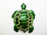 8.5cm Crystal Turtle Jewelry Box