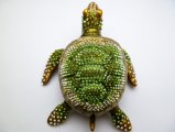 6.5" Crystal Turtle Jewelry Box