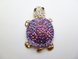 2" Purple Crystal Turtle
