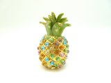 2' Multi-color Crystal Pineapple jewelry box