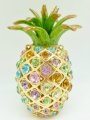 5" Multi Color Pineapple Jewelry Box