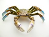 6" Crystal Crab Jewelry Box