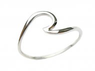 5-Silver Wave Ring