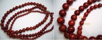 10mm Sponge Coral Beads 18" Necklace