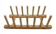 12" Bamboo Divider with 7 Slots Display