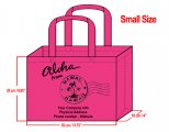 SMALL - 25x35x10cm Aloha From Hawaii Design & Your Info In Black